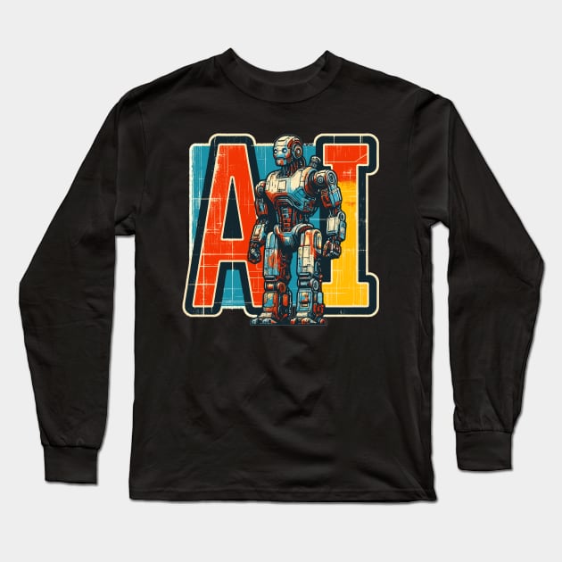 Artificial Intelligence Long Sleeve T-Shirt by Vehicles-Art